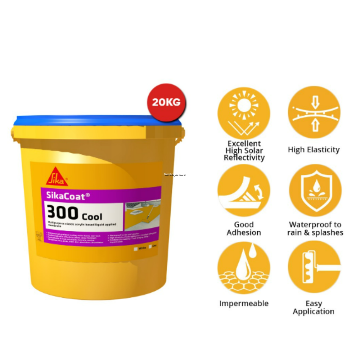 Sika Coat-300 Cool 4kg/ 20kg