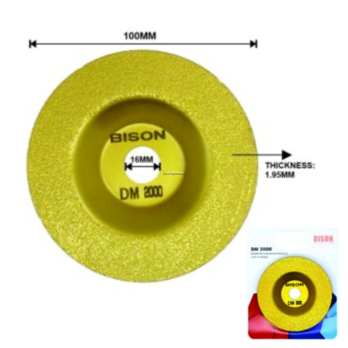 Bison Diamond Grinding Wheel DM 2000/ 3000