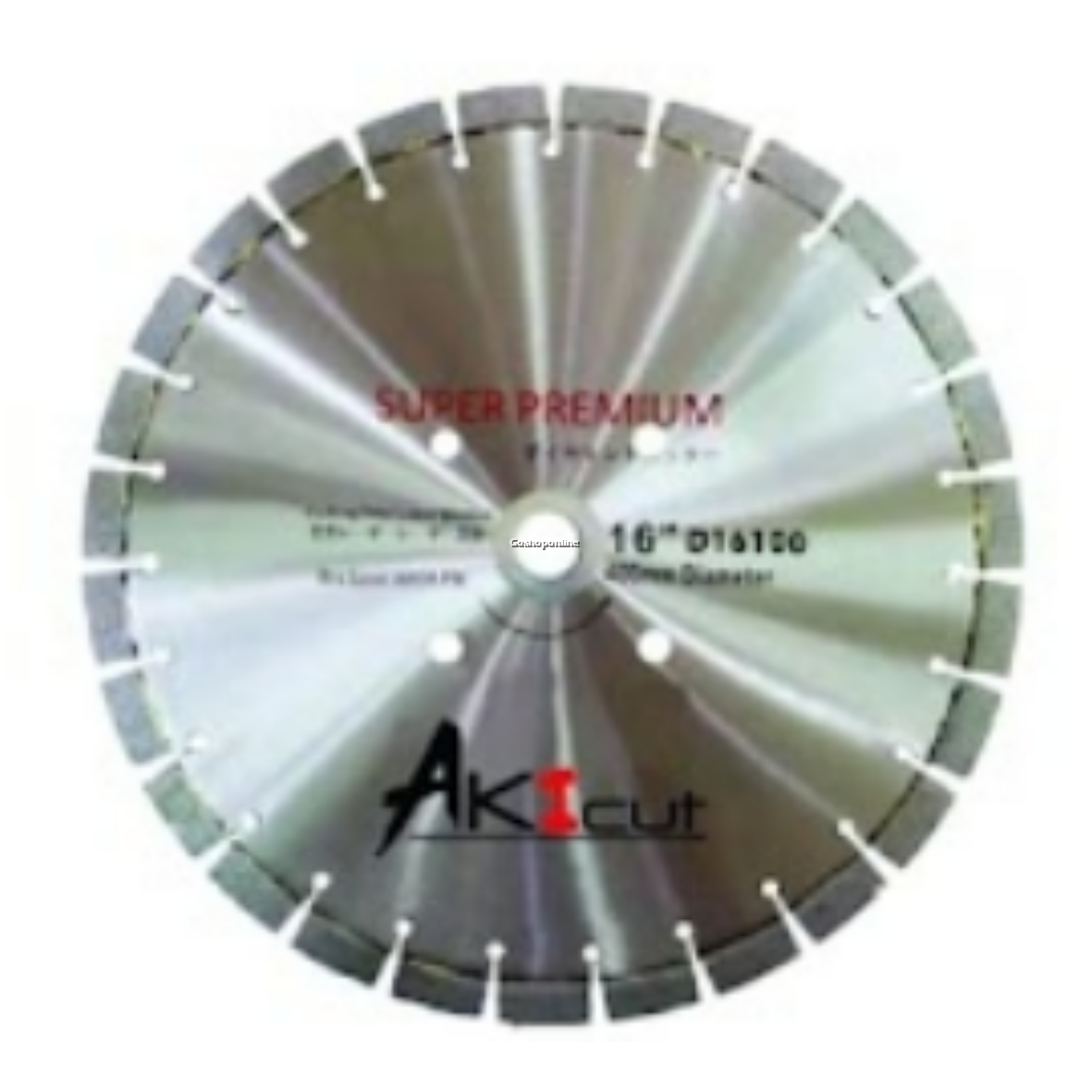 Akicut Concrete & Asphalt Diamond Cutting Disc 16" D16100