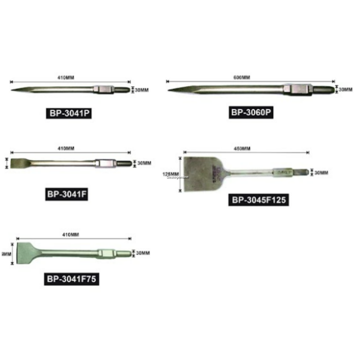 Taku 30mm Bull Point Chisel