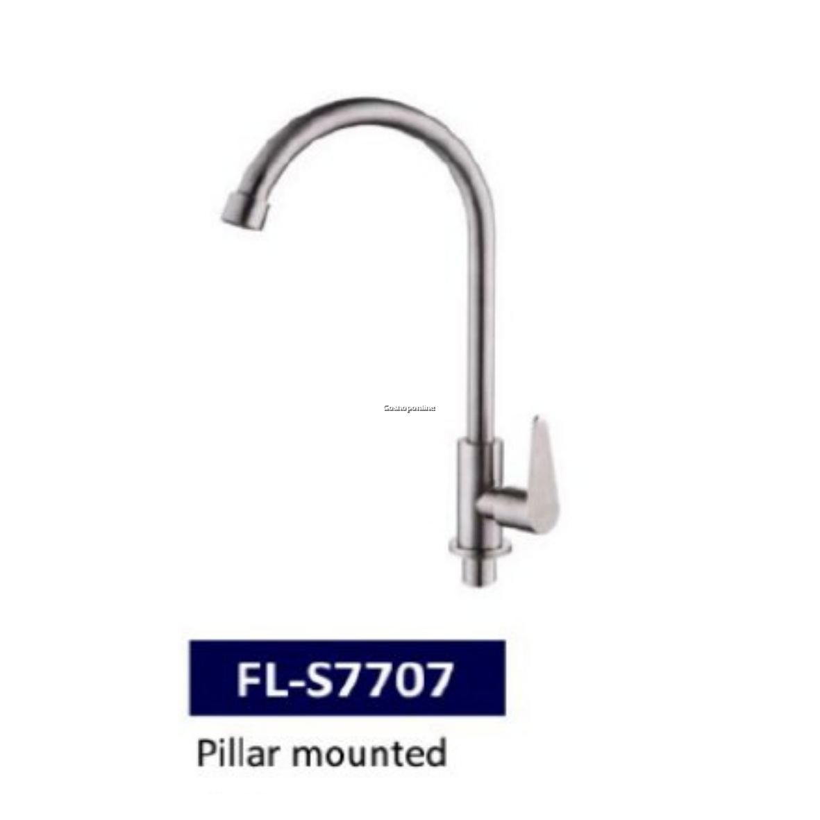 Falla Stainless Steel Pillar Wall Mounted Sink Tap FLS7707