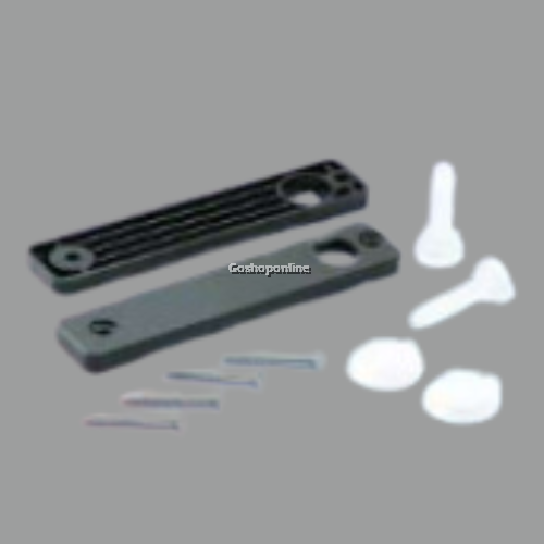 Techplas Long Plastic Wall Bracket with Accessories FAA1012