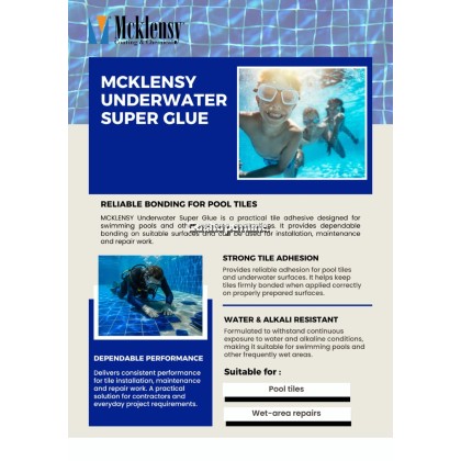 MCKLENSY UNDERWATER SUPER GLUE 5KG/SET