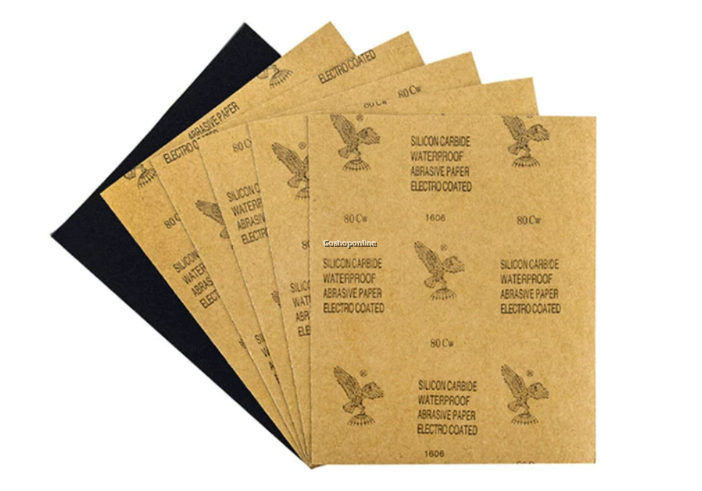 Goble Hawk Silicone Carbide Waterproof Abrasive Sand Paper 5pcs/ roll