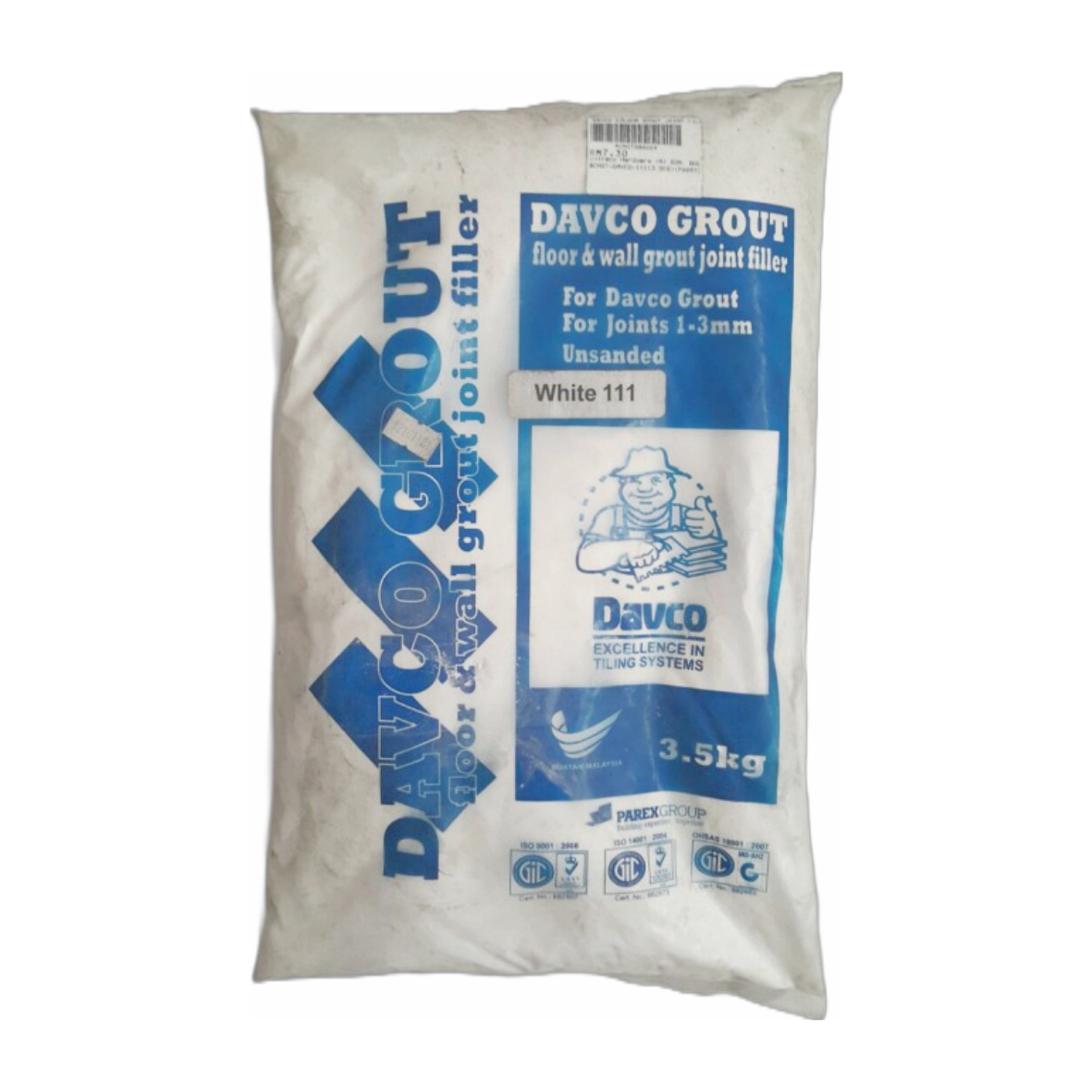 Sika Davcogrout / Tile Grout 3.5kg (Normal/ Special Colour)