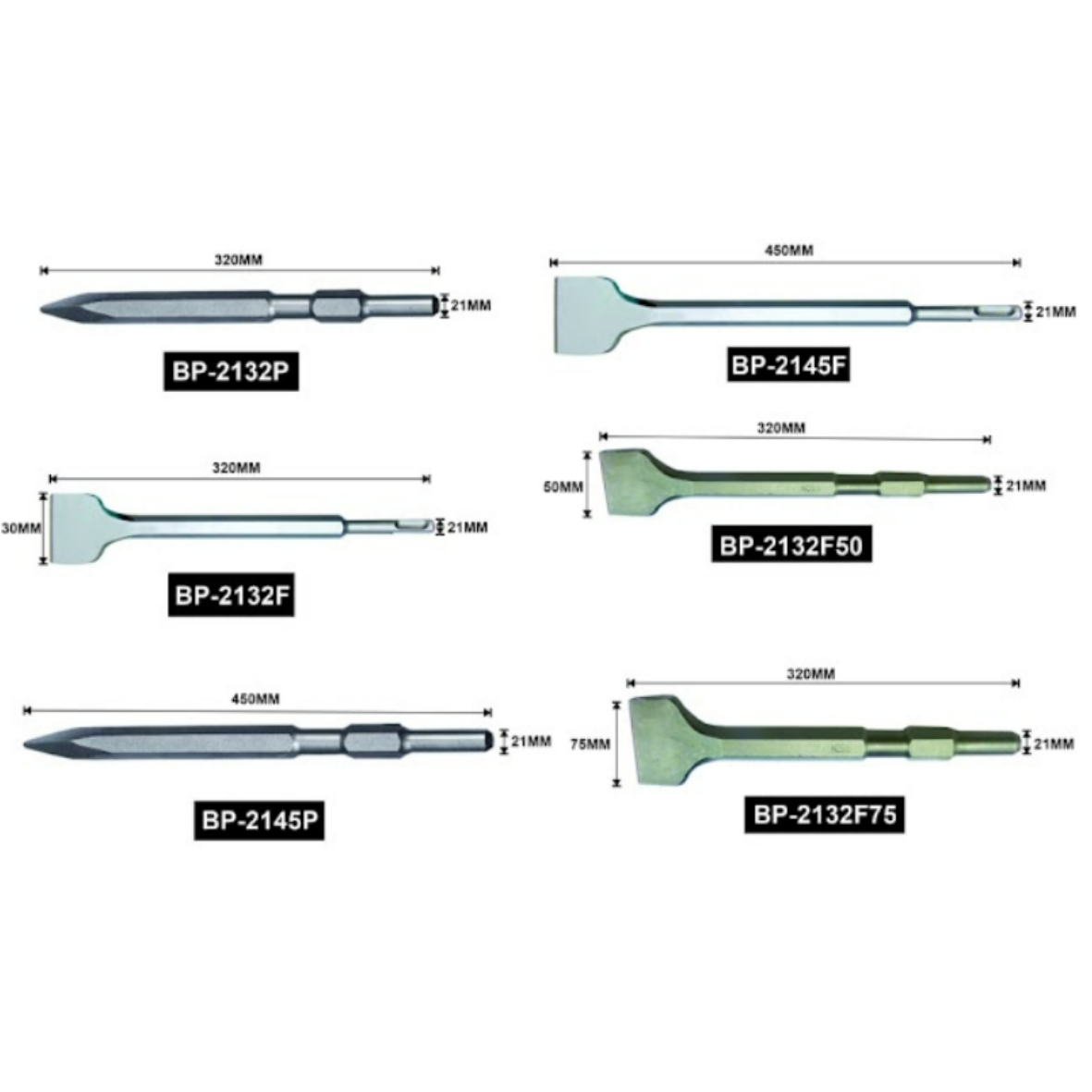 Taku 21mm Bull Point Chisel