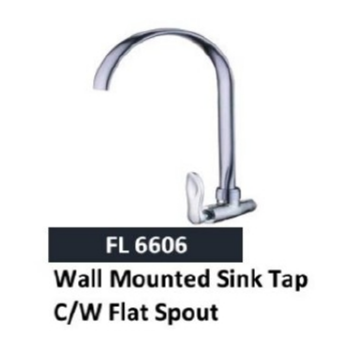 Falla K23 Series Wall Mounted Sink Tap with Flat Spout FL 6606