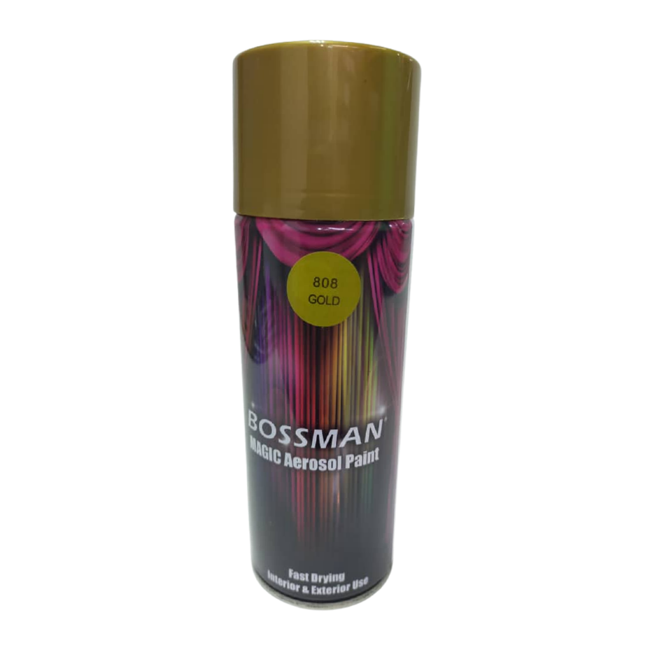 BOSSMAN Magic Aerosol Spray Paint Gold (No.808)