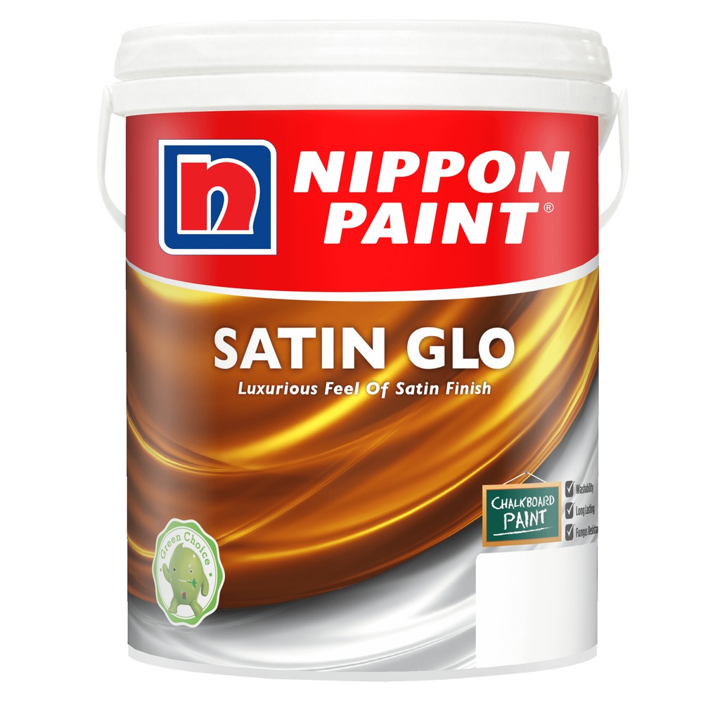 Nippon Paint Satin Glo (all colour available) 1L